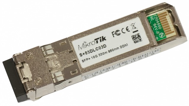 Moduł 10 SFP+ 1.25G LC MM 300m   S+85DLC03D 