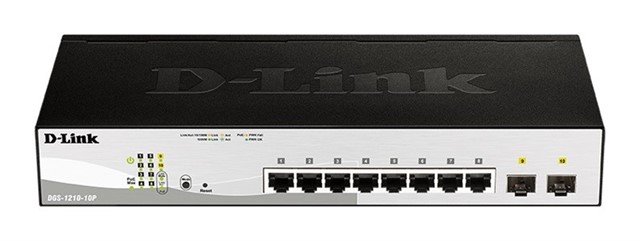 Przełącznik DGS-1210-10P Switch 8GE PoE 2SFP 