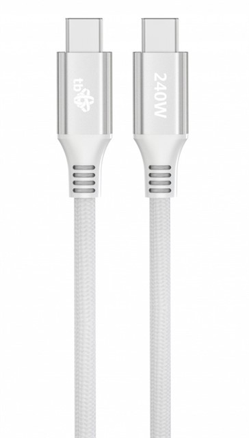 Kabel USB C - USB C 1m 240W biały