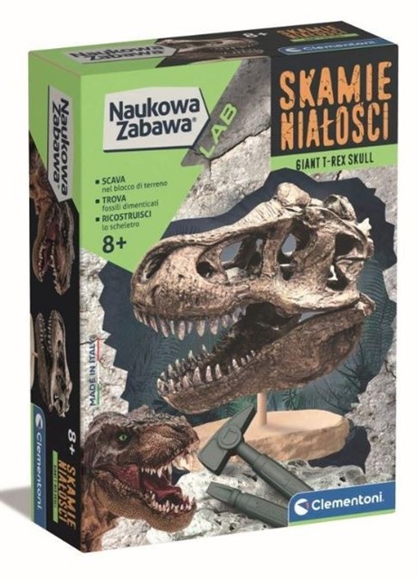 Zestaw naukowy Skamieniałości Czaszka T-Rexa