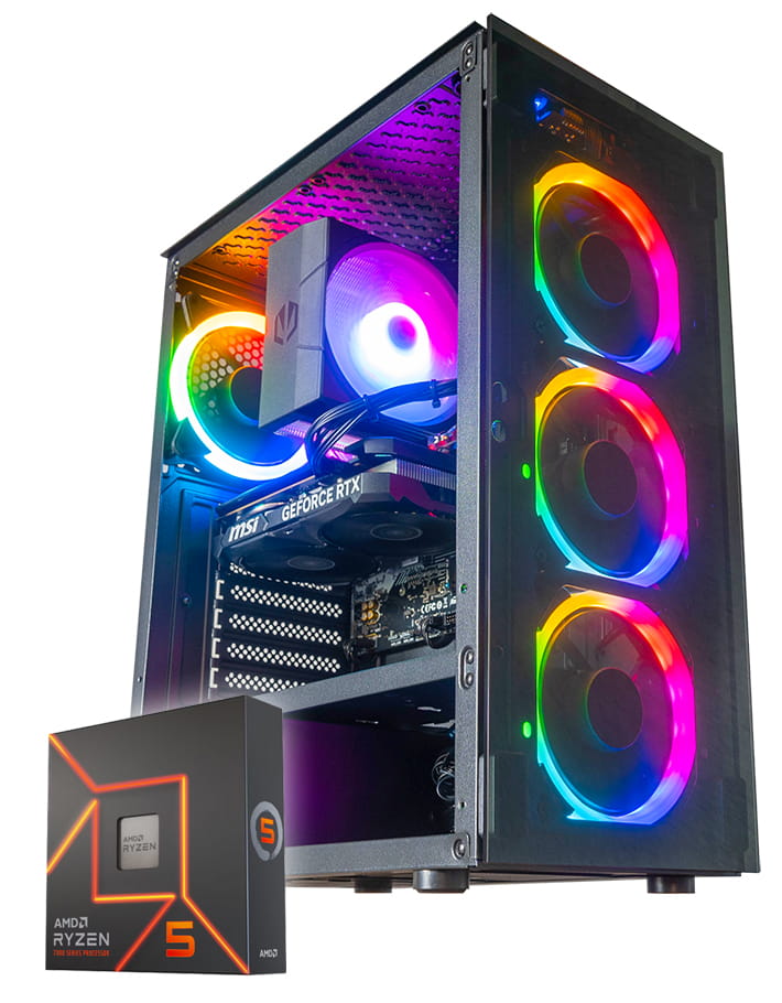 Komputer gamingowy FORNAX 7600X RTX5060Ti, zdjęcie tytułowe