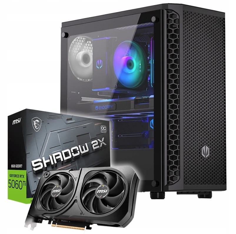 Komputer gamingowy Ryzen 7 5700X z grafiką RTX5060Ti