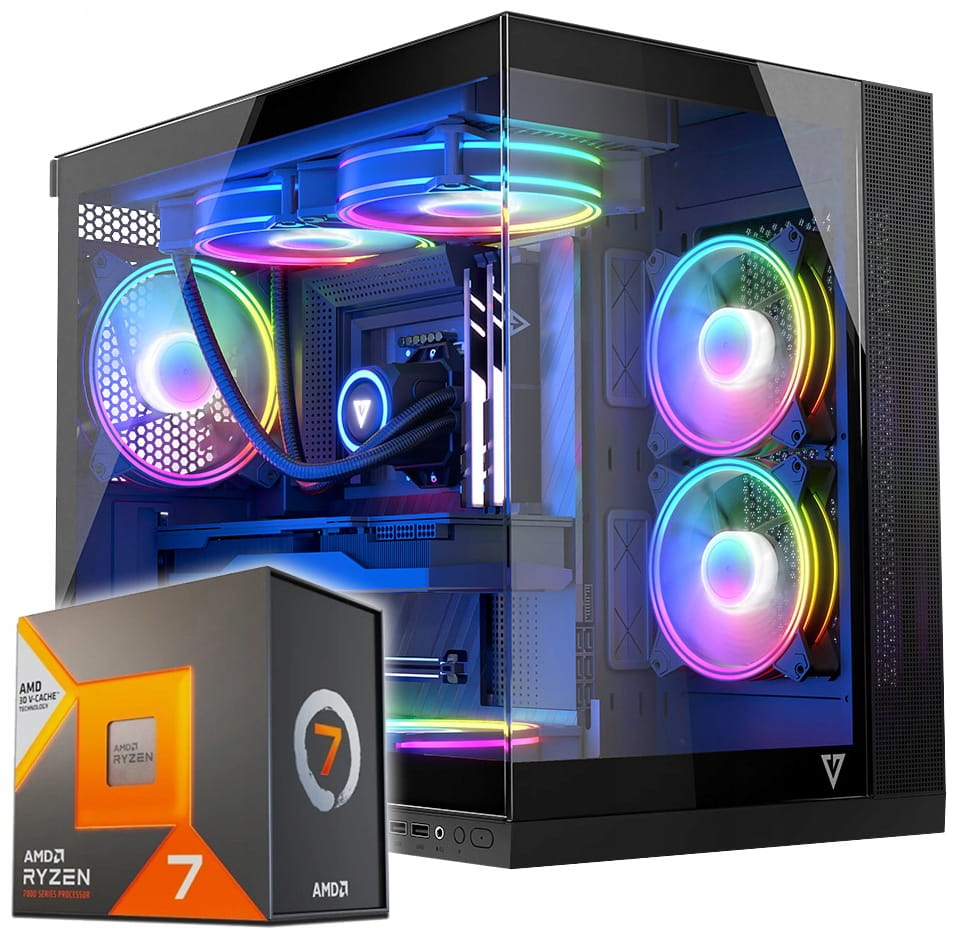 KOMPUTER GAMINGOWY APEX RYZEN 7 7800X3D RTX5070Ti WODA