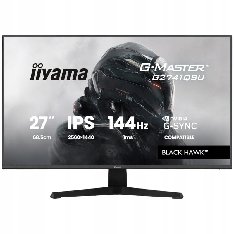 Monitor IIYAMA 27 cali G2741QSU-B1 2K IPS 144Hz 1ms