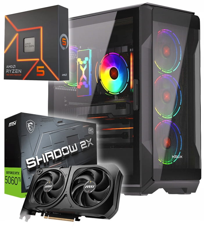 GAMINGOWY HEKO B850 RYZEN 5 7500F RTX5060Ti