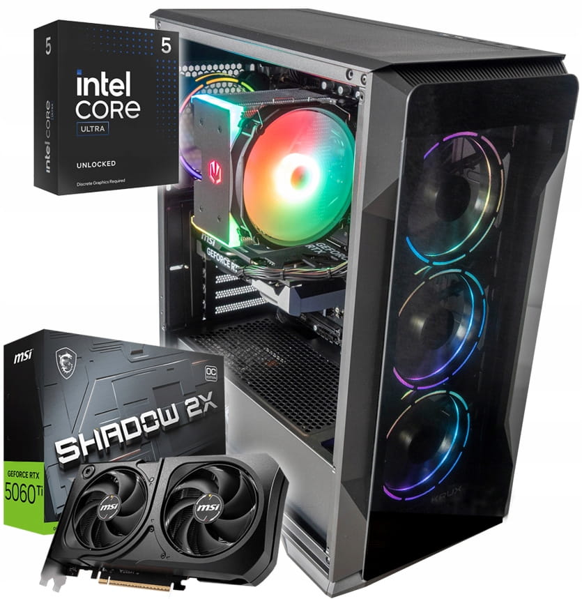KOMPUTER GAMINGOWY HEKO ULTRA 5 245K RTX5060Ti WIFI